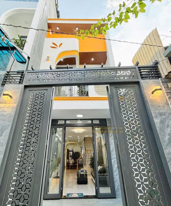 Lắp rèm cửa cho nhà phố trệt 2 lầu chị Thắm, Gò Vấp, TPHCM