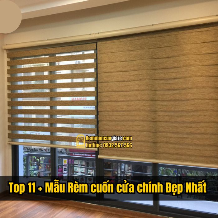 Hình Ảnh Các Mẫu Rèm Cuốn Che, Chống Nắng Cửa Chính Đẹp Nhất
