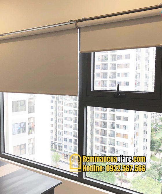 Mẫu Rèm, Màn cuốn cửa sổ phòng ngủ Đẹp chống nắng, cản sáng tại Vinhomes Grand Park quận 9, Thủ Đức, TPHCM