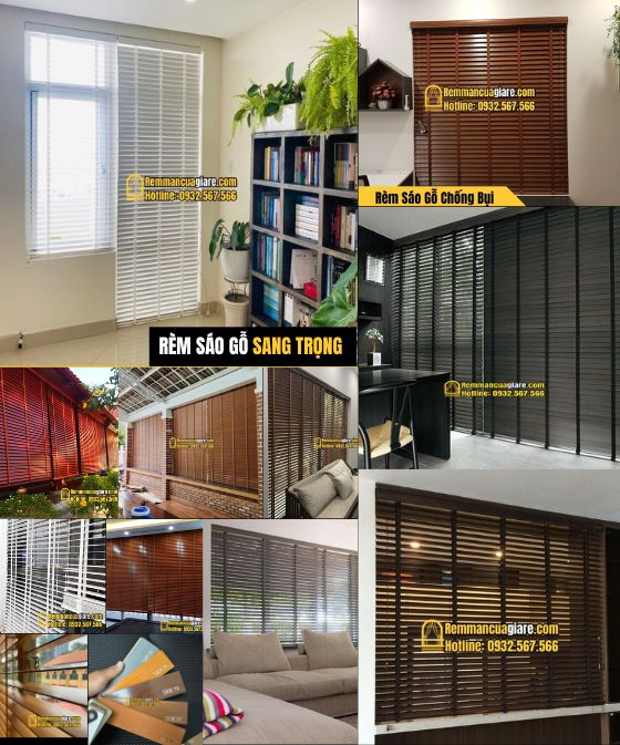 rèm sáo gỗ bình tân