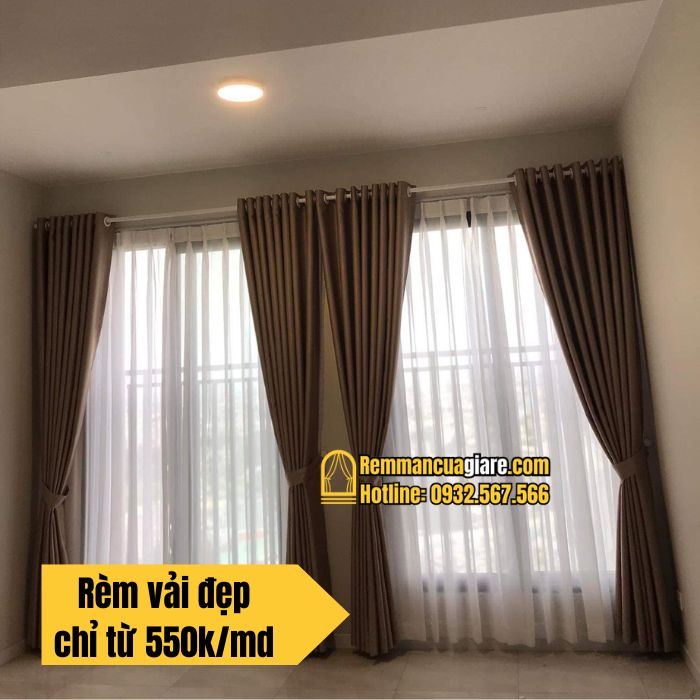 Báo giá rèm vải đẹp tại Tân Phú TPHCM