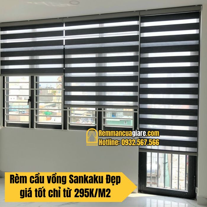 Xưởng sản xuất rèm cầu vồng hàn quốc sankaku